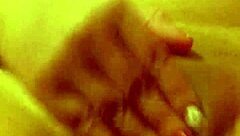 Teen touches her pussy to orgasm nicely