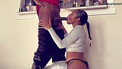 Watch This Latina Ebony Suck a Monster Cock with Rough Passion.