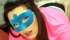 A young couple enjoys a pleasant moment together.