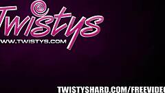 Aaliyah Love picks her first boy-girl scene partner with nervous excitement. This blonde Asian babe in lingerie gets bent over for doggystyle blowjob fun.