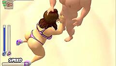 Anal Blowjob Comedy In Public Holiday Outdoor 3D Assfucking