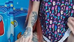 Nastya Fox Sits On A Twine Fucks Himself With A Unicorns Slide And Clips The Clitoris And Nipples With Clips She Doesnt Miss Being Alone At Home And Always Wants Sex And F Ing Things