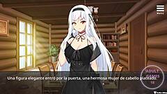 la prisión sexual de la bruja 1: naked witch in cartoon hentai game.