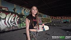 Can you handle this petite teen's tight ass?