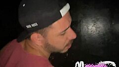 Yo, these guys are wildin’ in the dark room gay box!