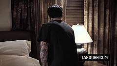 Hot blonde teen Kenna James catches her neighbor peeping and fucks him hard