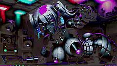 C23 robot whores party in this dystopian sex machine fetish video.