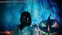 the ooze roleplay milf lipstick hairy brunette messy costumes halloween fetish black