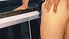 Blonde Milf Gets Oral on the Sink and Creampie