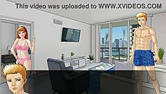 pretty red haired lady has intense sex in zb complex hentai game