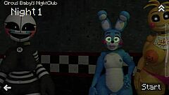 entering circus babys nightclub with thick animatronics five lustful nights ft gumi