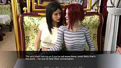 john doing threesome sex with pamela and lizzie in dusklight manor.