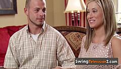 American group engages in orgy blowjob session with amateurs