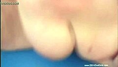 bouncing amateur bbw boobies get spanked and jerked off in hot experience!