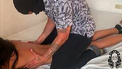 Horny Latina Stepsister Gets Intense Ass Massage