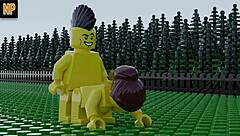 ในเลโก้เซ็กส์นี้ ตัวละครทำแอนนัล ดูดควย และเลียหี