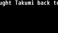 Minako cheats wildly in intense hentai game action.