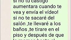 beautiful teen with big tits begs to improve her college grade part 2