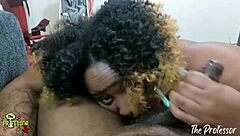 anyai delivers a big titty blowjob with monster cock close up