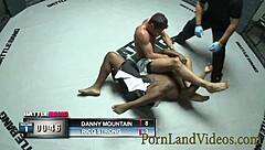 Hot brunette Isis Love bangs hard with battle winner's monster cock