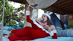 melena maria rya hot topless selfie