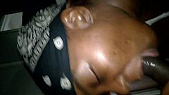 Cheating Ebony Mom Sucks Big Black Cock