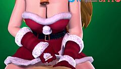 Christmas hentai features big cocks and asses