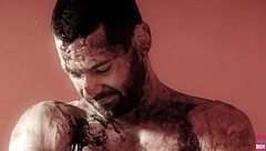 Blonde With Big Tits Models In Milk Pool Before Banging Photographer.