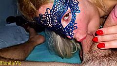 real couple homemade cum on big tits after sloppy blowjob