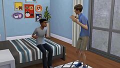 Kenji teams up with Darius and Ben in Sims4