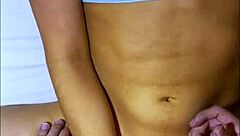 Shy university friend shares bed after party with her friend in apartment