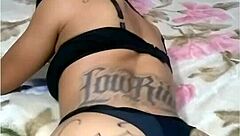 Look At This Brunette Bitch's Big Ass And Pussy!