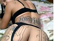 Look At This Brunette Bitch's Big Ass And Pussy!