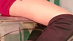 Mala Dvojka Rubs Her Shaved Pussy Hard