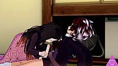 koikatsu tanjiro nezuko hentai sex and cumshot