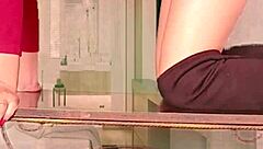 Mala Dvojka Rubs Her Shaved Pussy Hard