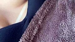 my lover's obsessed with sucking my big tits, so i sent this teasing video