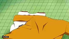 Rose relaxes after her workout session