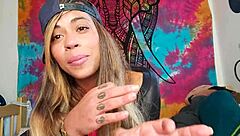 Srta X explores her desires as a Brazilian babe pornstar