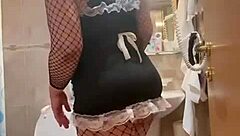 Why Did Milf Maid Clean Her Anal and Pussy Holes Today?