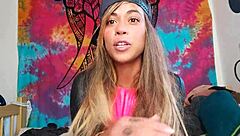 Srta X explores her desires as a Brazilian babe pornstar