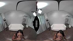 Czechcasting VR - super hot girl in casting interview.