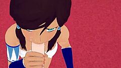 the avatar korra delivers perfect blowjob