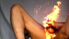 curious couple explores intense handjob and fingering session