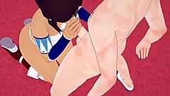 the avatar korra delivers perfect blowjob
