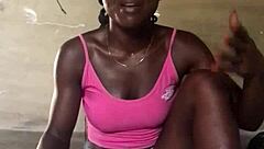 crazy ebony bitch eats food and shares life lessons solo