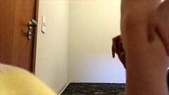 young gay boy explores homemade dildo play