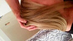 Homemade girlfriend deepthroats big cock