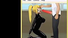 Esta escena BDSM trae garganta profunda intensa brutal