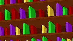 Library romance adventure